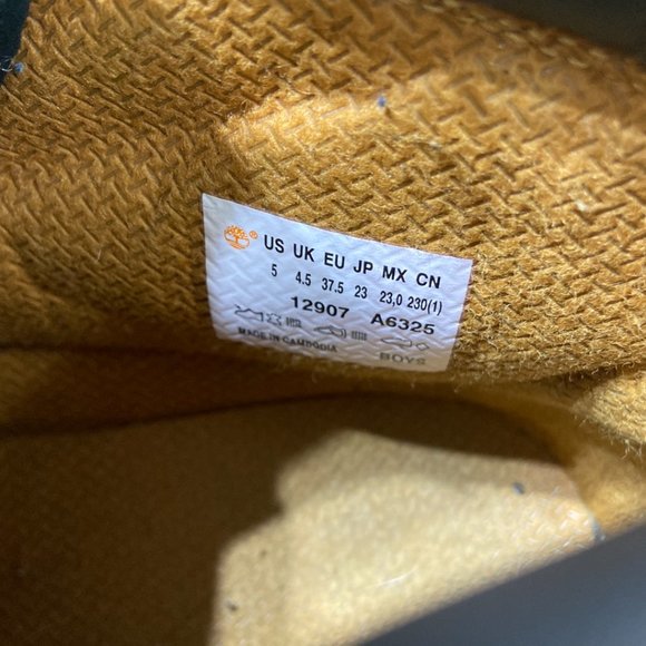 Timberland Women's Suede Boots Black - Size 5 - Picture 6 of 6